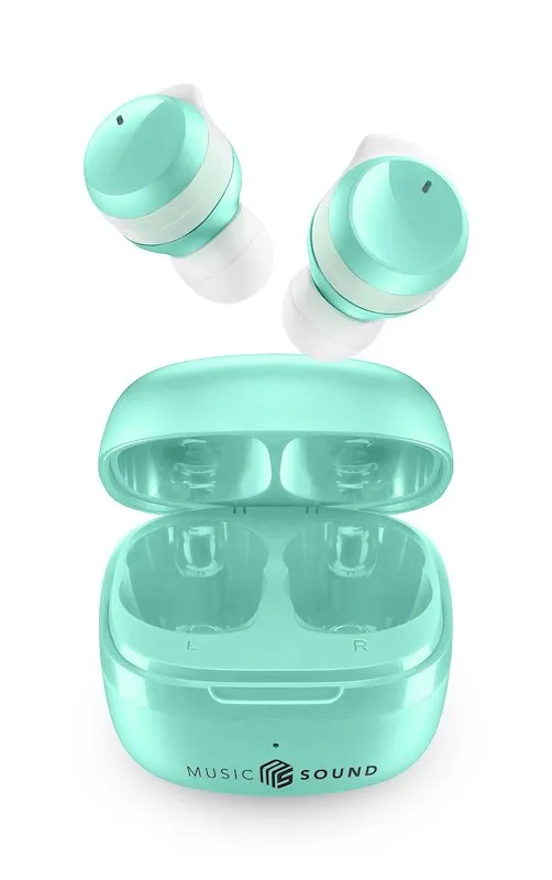 Cellularline Auricolari Bluetooth Btmstwsflowg Flow Verde