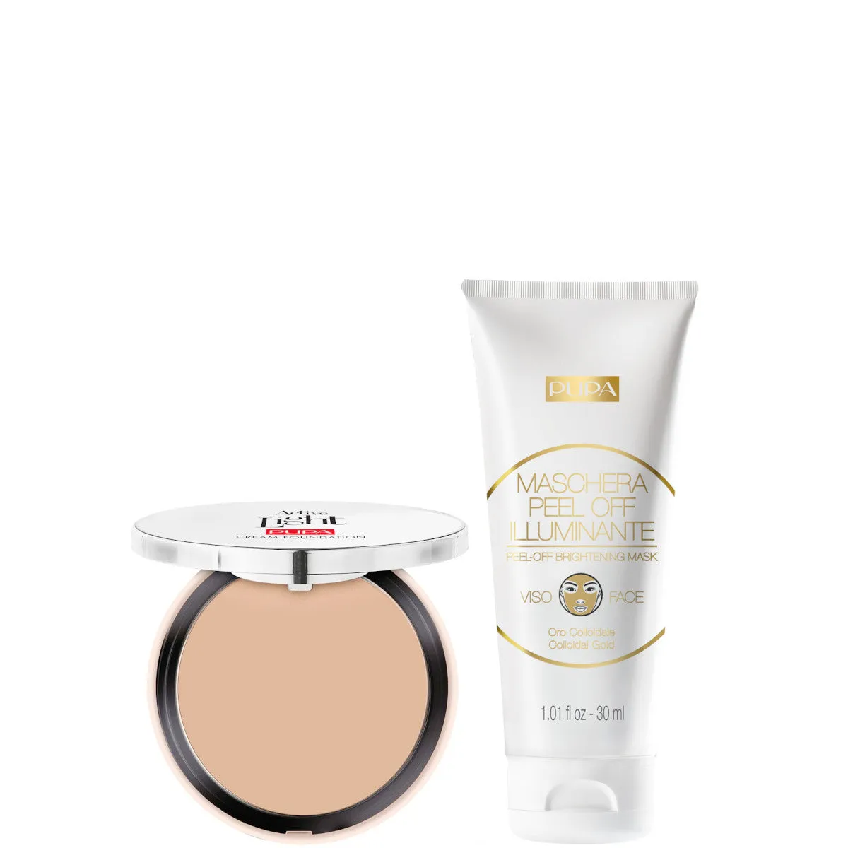 Pupa Kit Viso Perfetto Active Light Cream Foundation* 030 Natural Beige - 030 Natural Beige