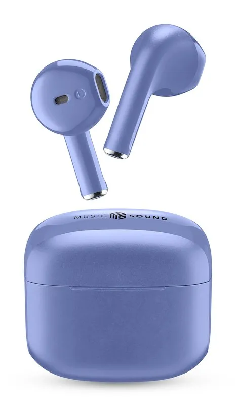 Music Sound Auricolari Wireless SWAG Azzurro