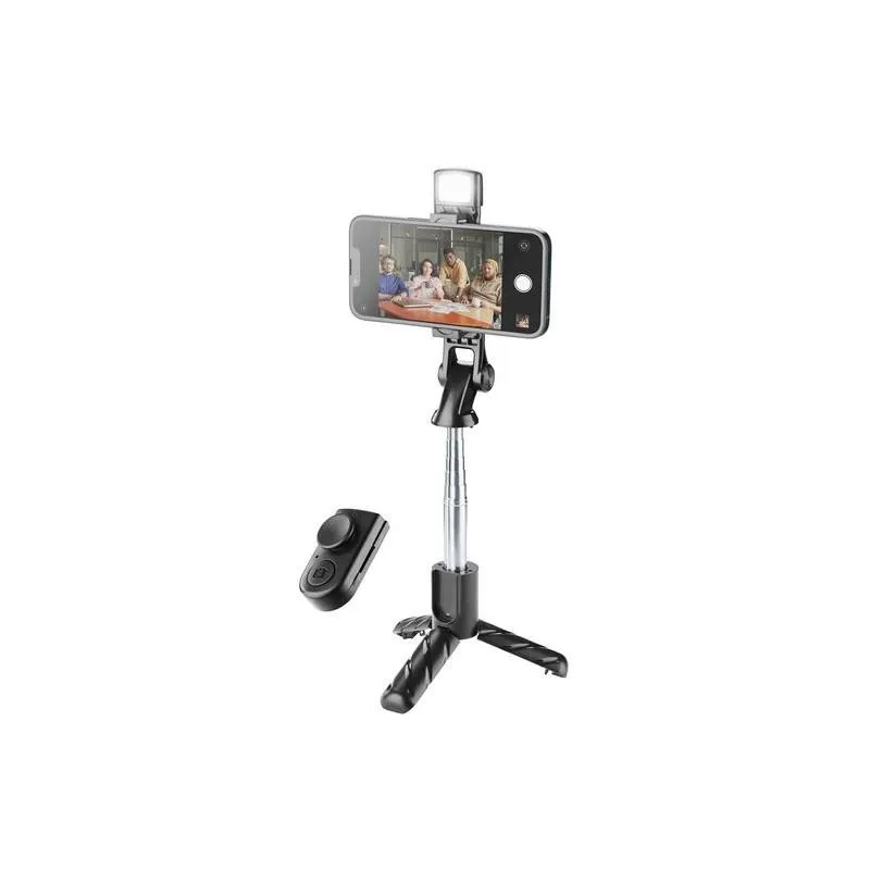 Cellularline Asta Selfie Treppiede BTSSSPARK Nero
