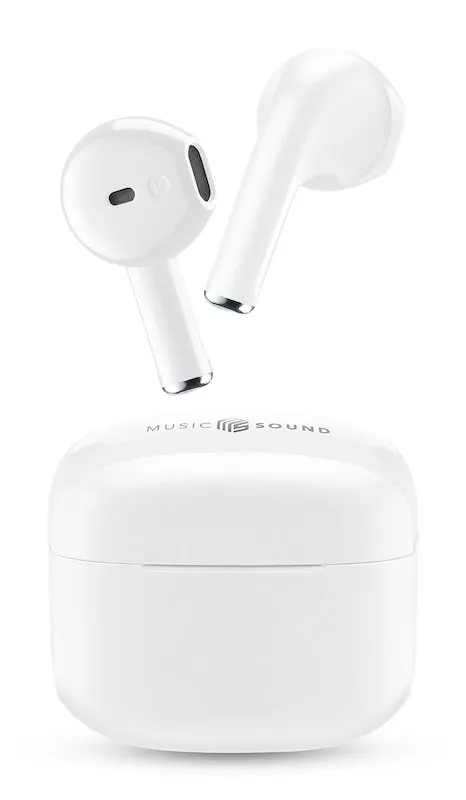 Music Sound Auricolari Wireless SWAG Bianco