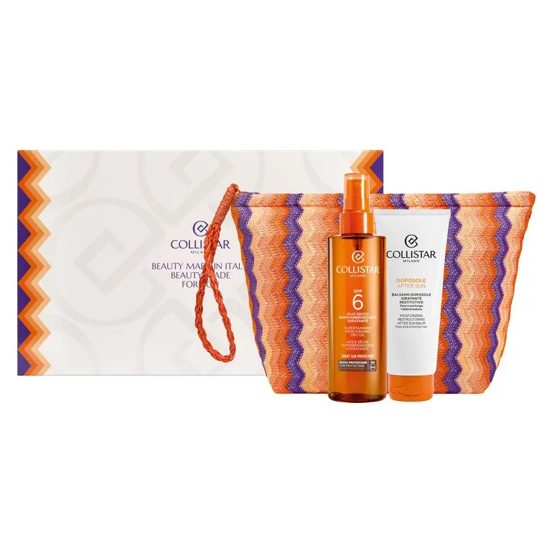 Collistar Cofanetto Olio Secco Superabbronzante SPF6 Kit