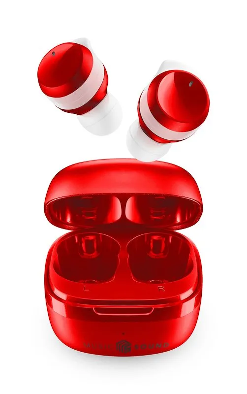 Cellularline Auricolare Bluetooth Btmstwsflowr Rosso