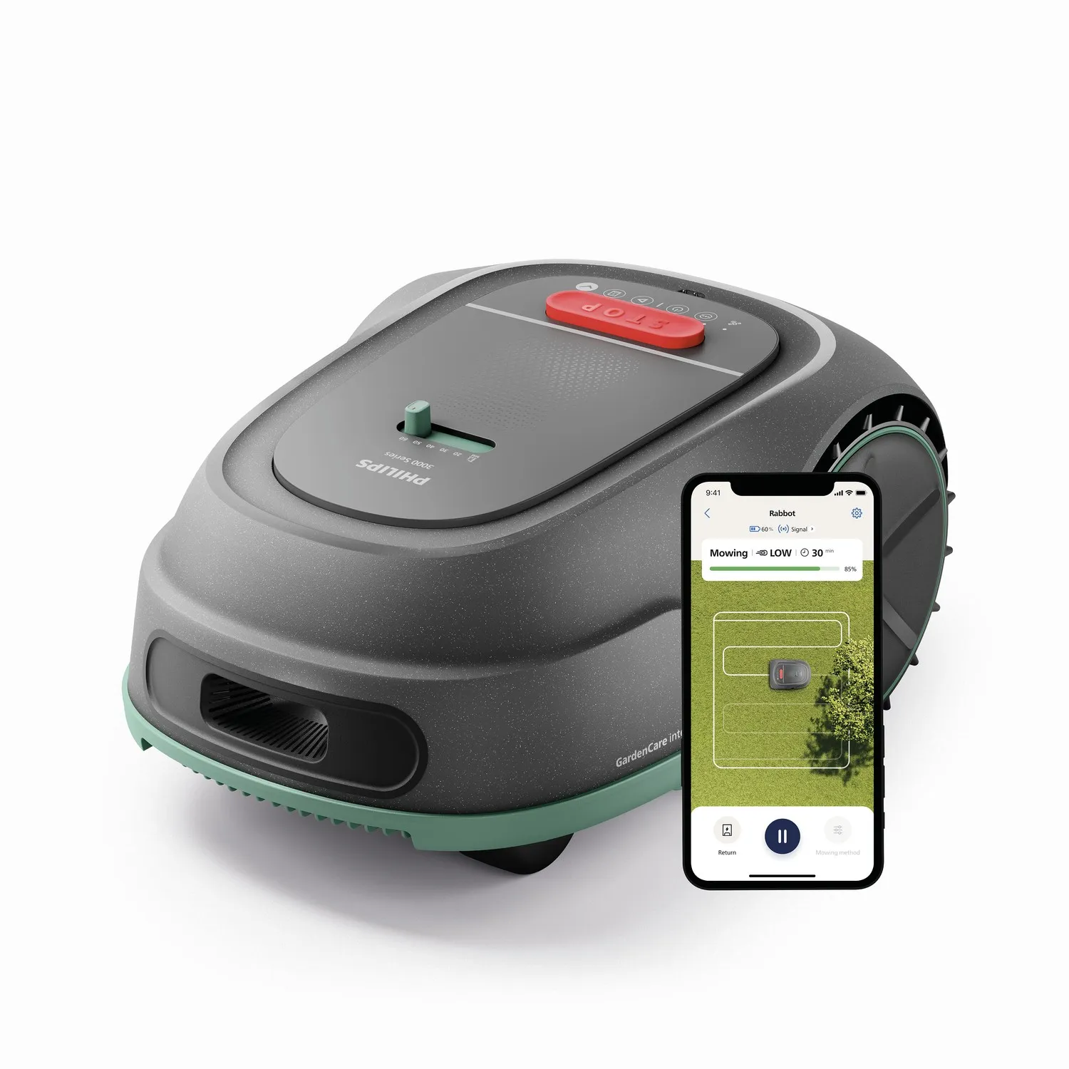 Robot Tagliaerba Automatico Con Gps Sensore Pioggia Autoportante 30