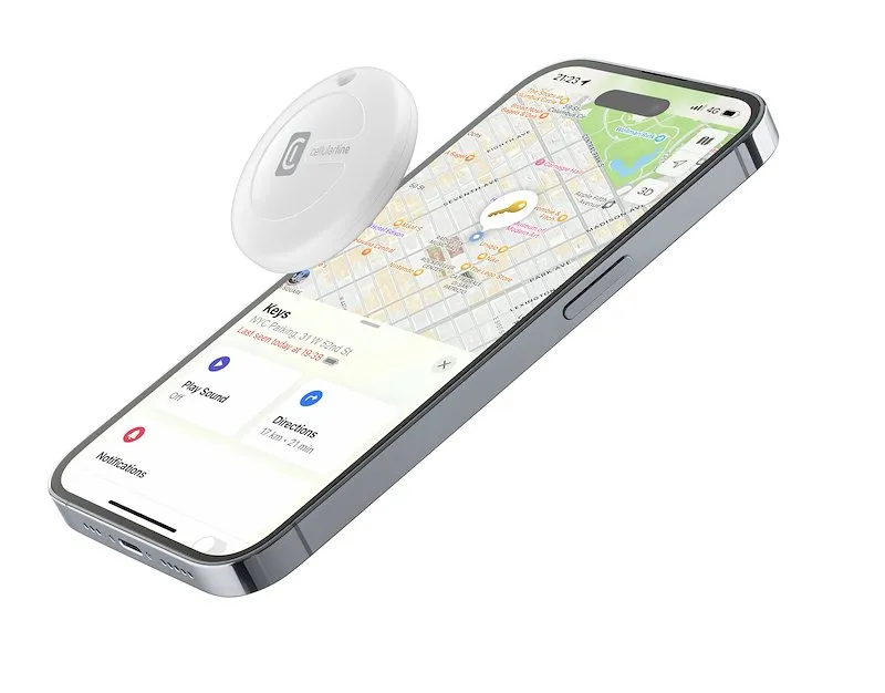 Cellularline Localizzatore Bluetooth Bttracy1w Bianco