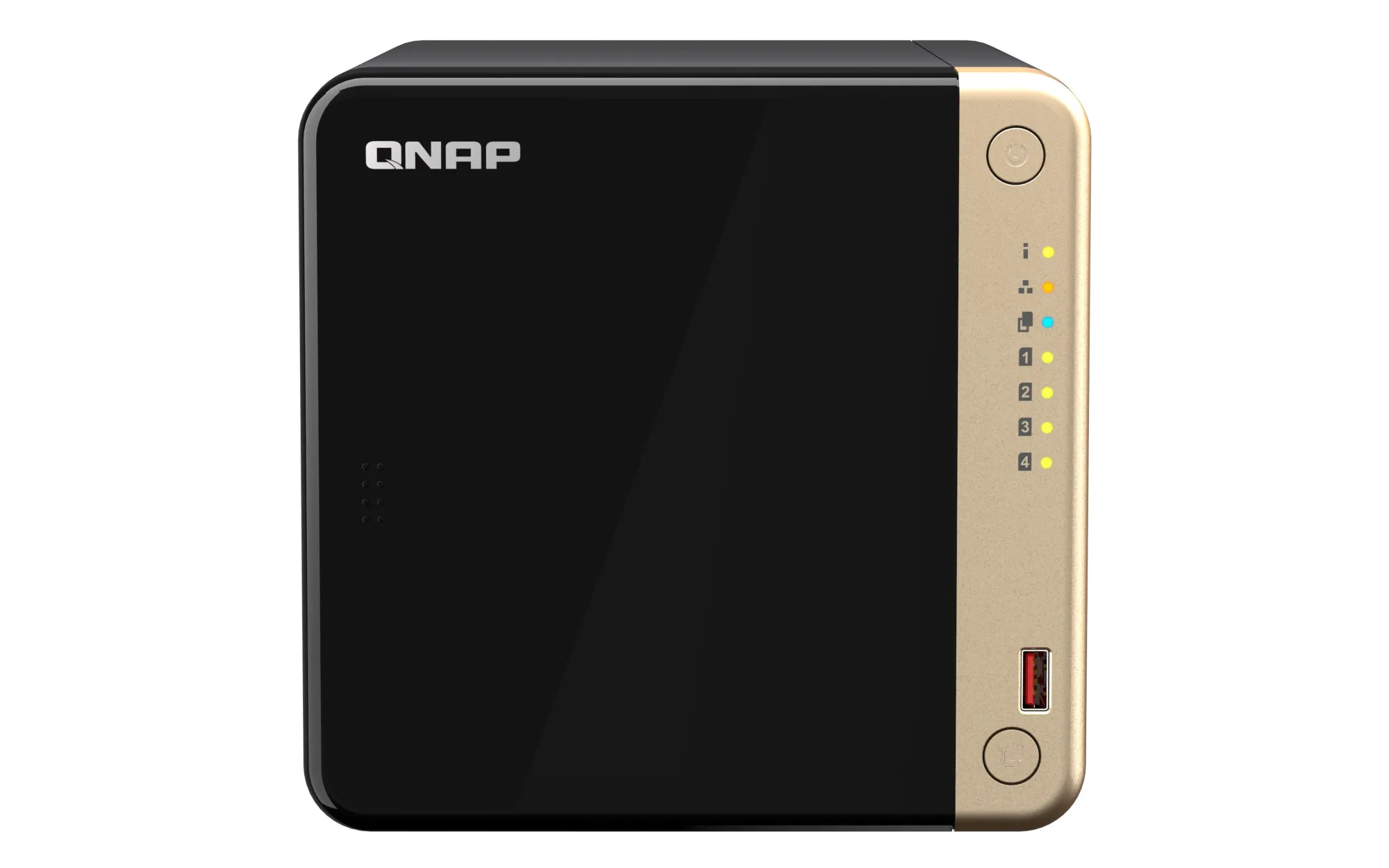 QNAP TS-464 NAS Tower Intel Celeron N5095 8 GB DDR4 0 TB QNAP QTS Nero