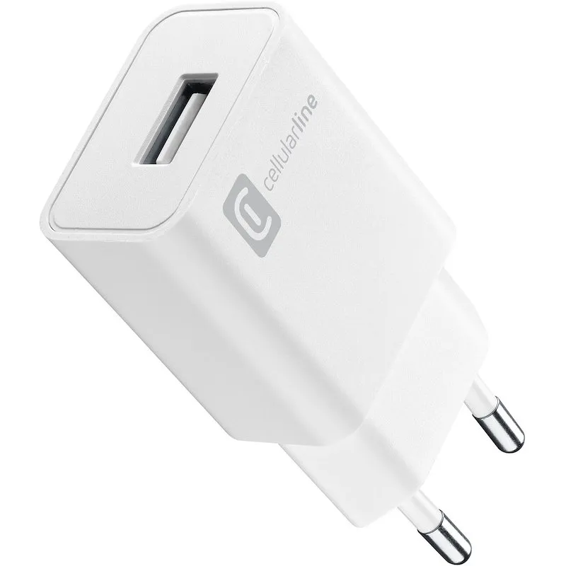 Cellularline Caricabatteria Achusb12wsmlw Bianco