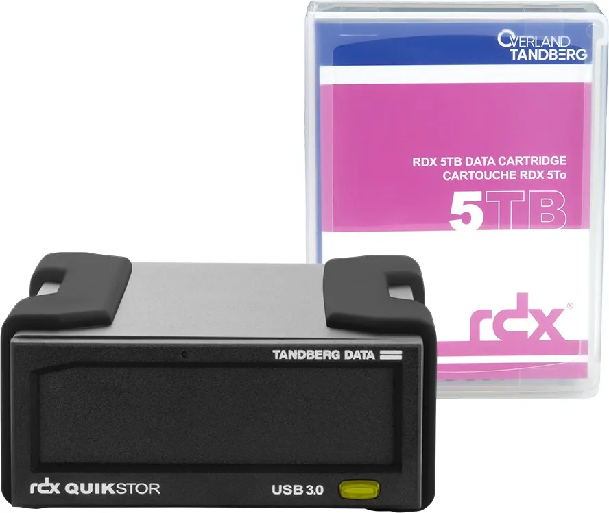 Tandberg Data Kit unità esterna RDX con disco rigido da 5 TB nero (8882-RDX)
