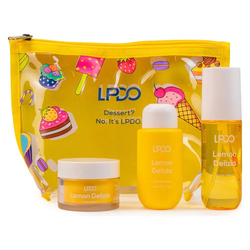 Lpdo Lemon Delizia Body Spray + Body Wash + Body Cream Cofanetto