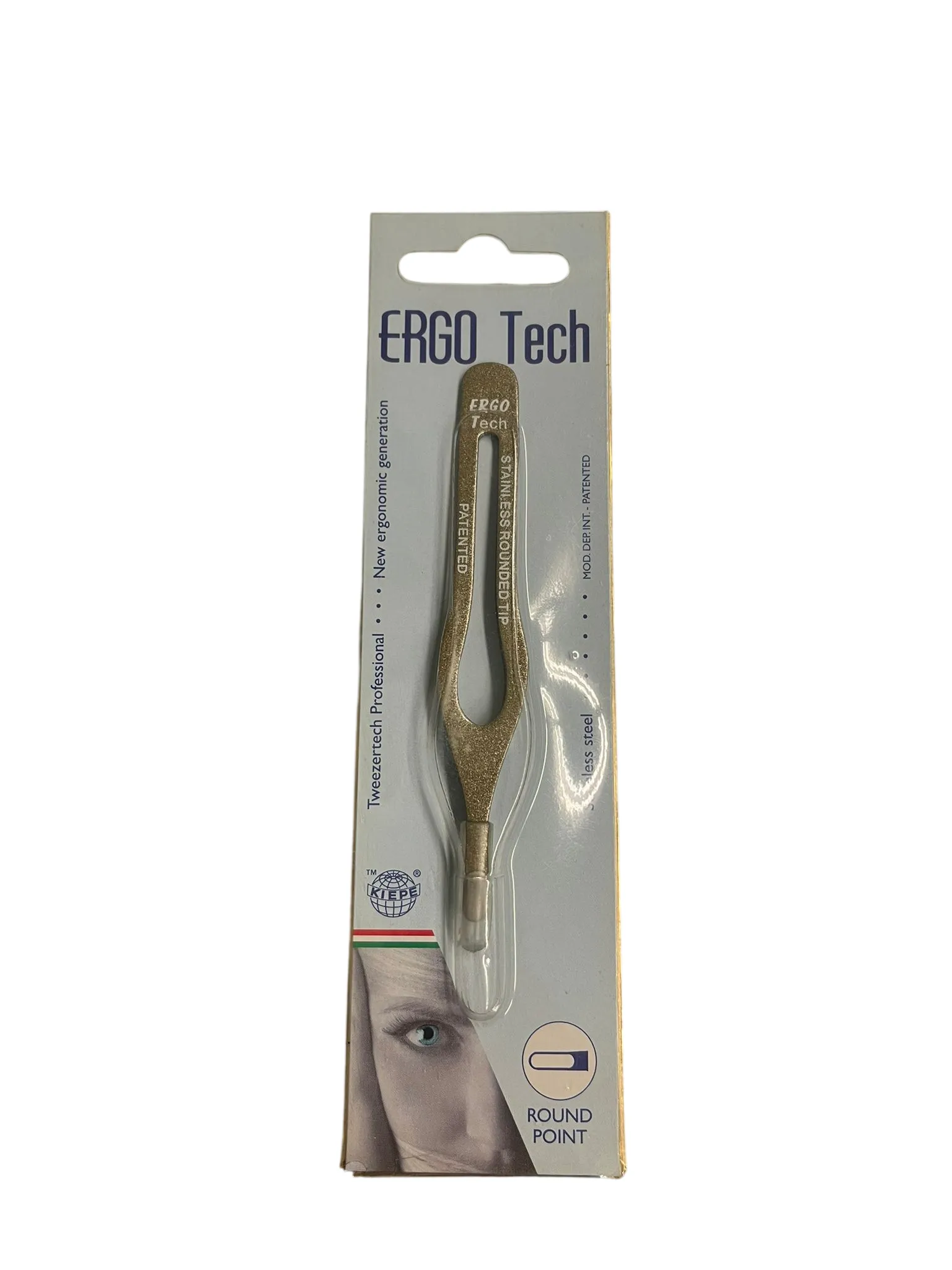 Kiepe Kiepe Pinzetta Inox Satinata Ergo Tech Evolution 1pz