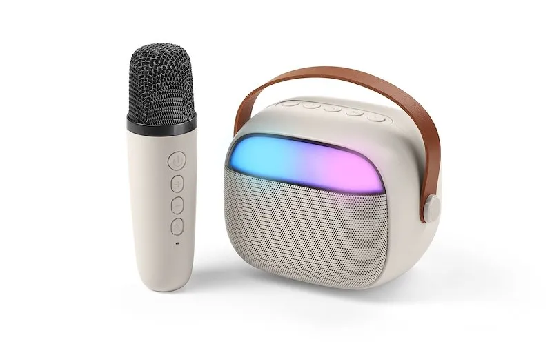 Cellularline speaker bluetooth con microfono led Btspkkaraokeminiw