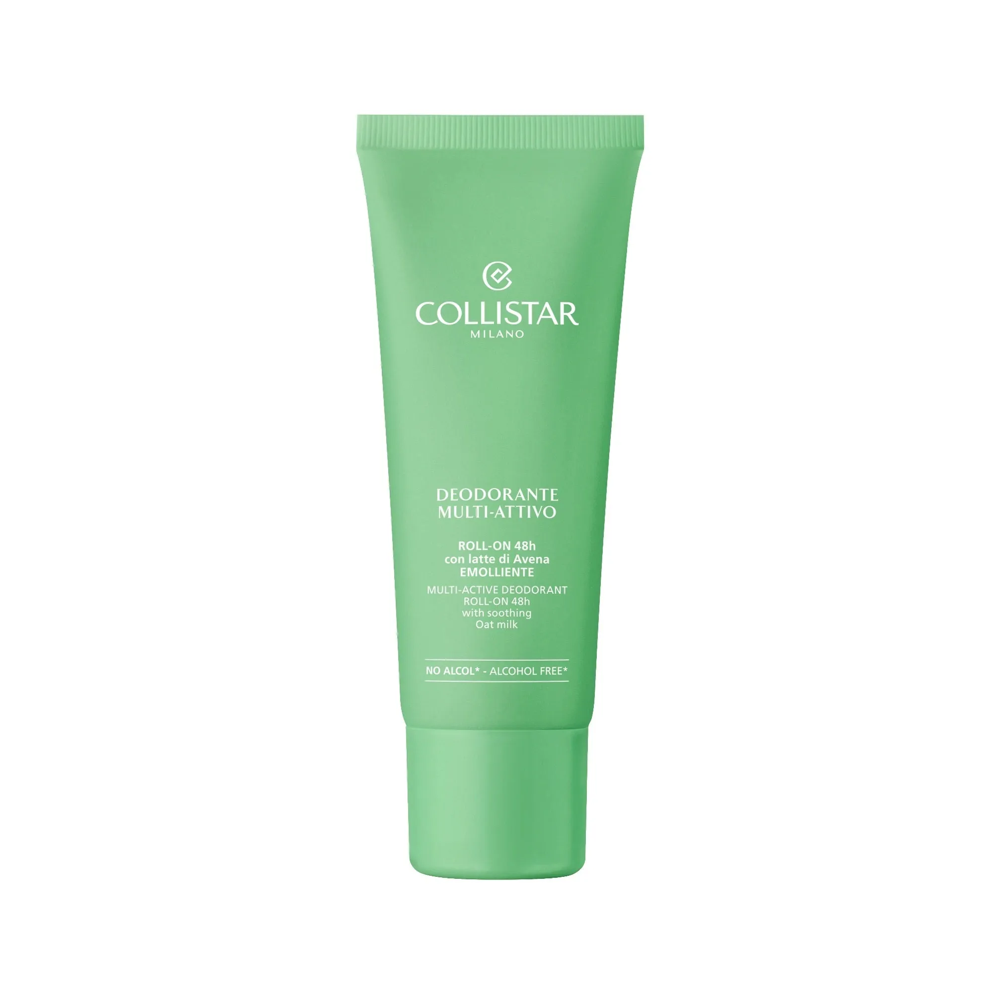 Collistar Deodorante Multi-Attivo Roll-On 48h con Latte di Avena Emolliente, No Alcol 75ml