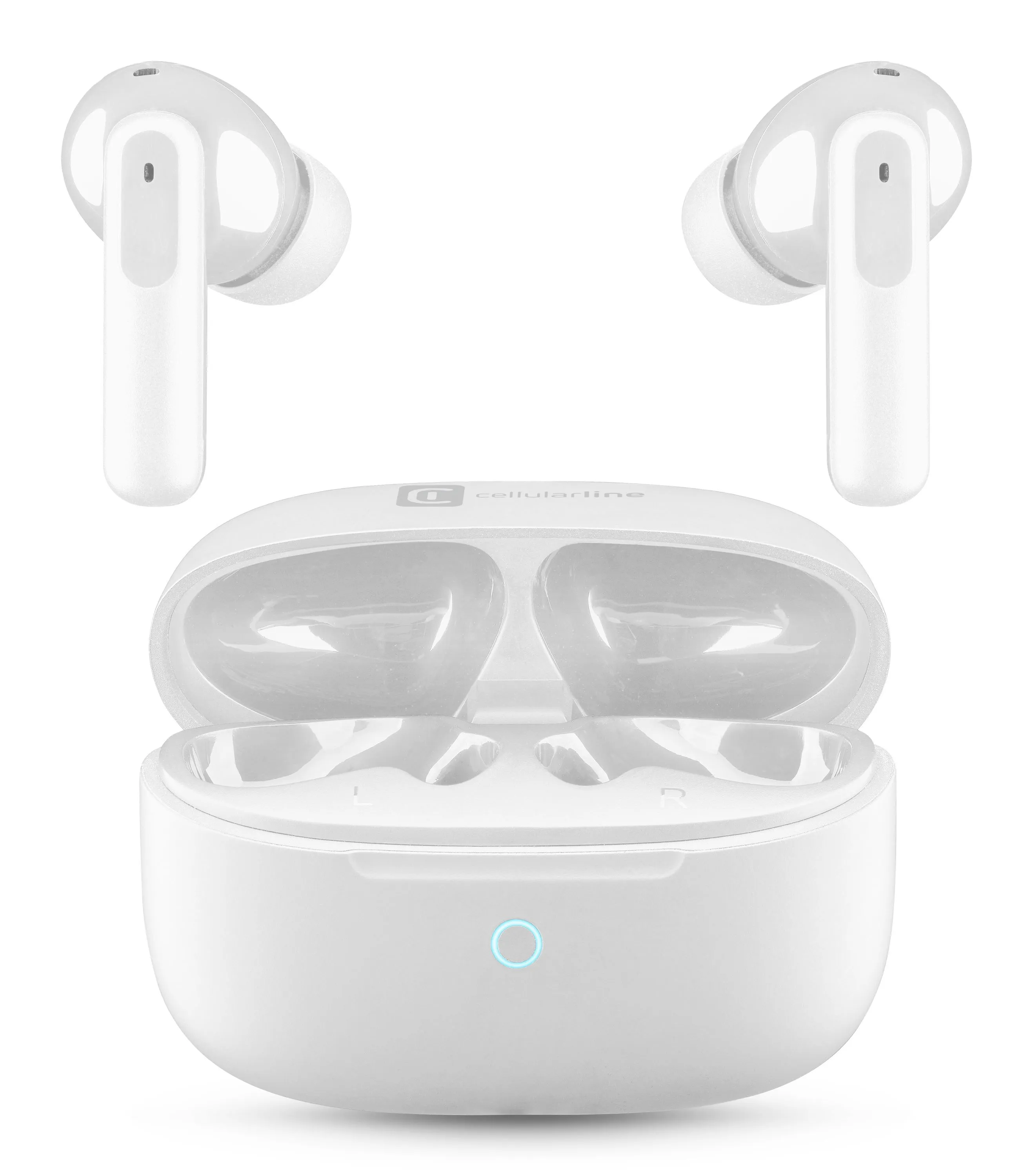 Cellularline Auricolare Bluetooth Btsynctwsw Bianco