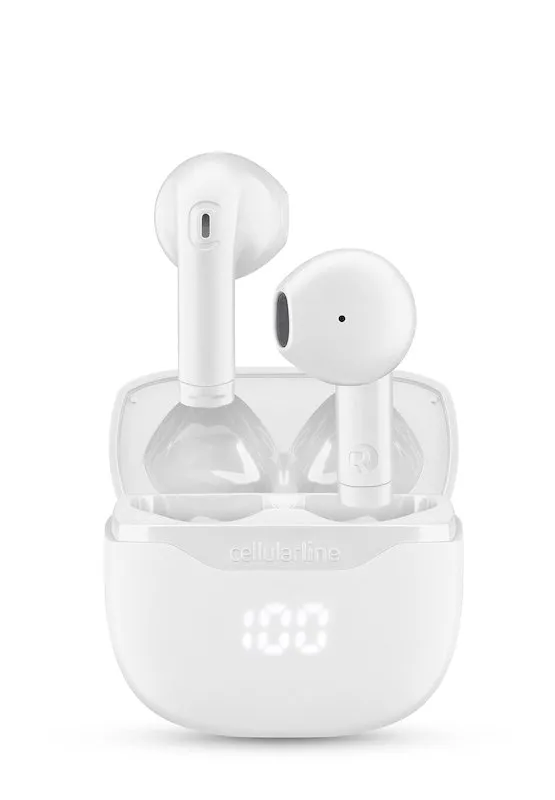 Cellularline Auricolari Bluetooth CORE Btcoretwsw Bianco