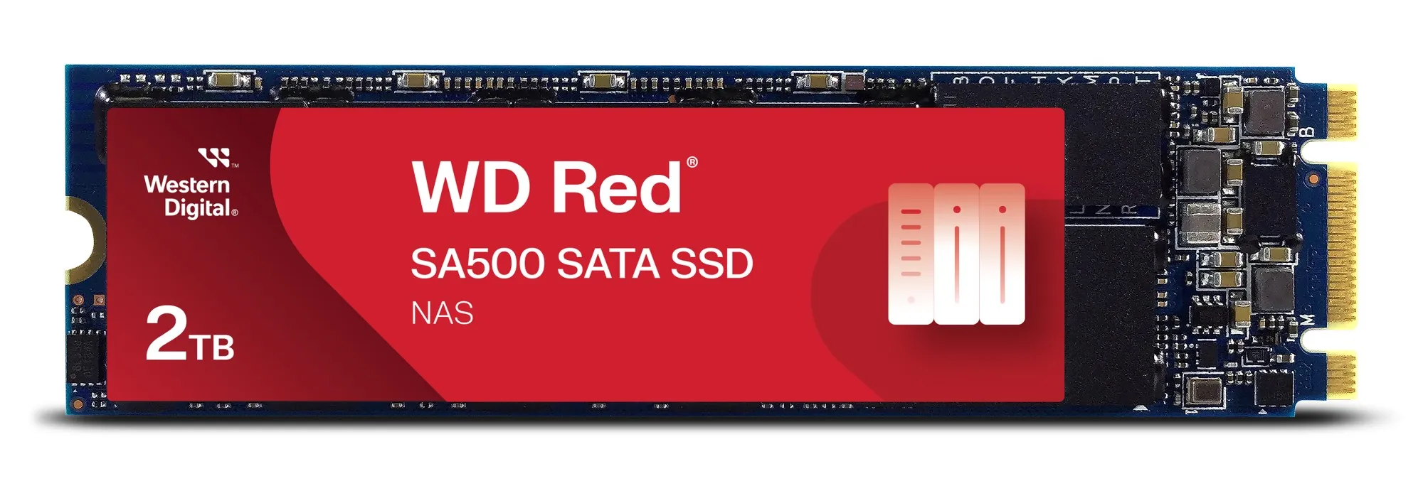 Western Digital Ssd Interno Red Sa500 2Tb M.2 2280 Sata 6Gb/S
