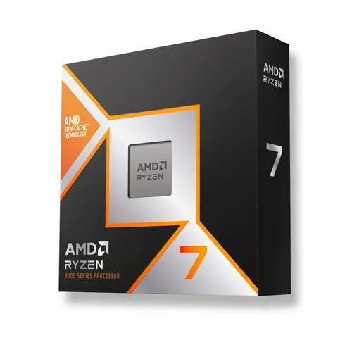 Amd CPU Ryzen 7, 9800x3d, AM5, 5.2ghz 8 Core, Wof 100-100001084wof