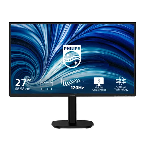 Philips Monitor 27 LED Ips FHD 16:9 4MS, Reg Altezza, VGA/DP/Hdmi 27b2n3200a/00