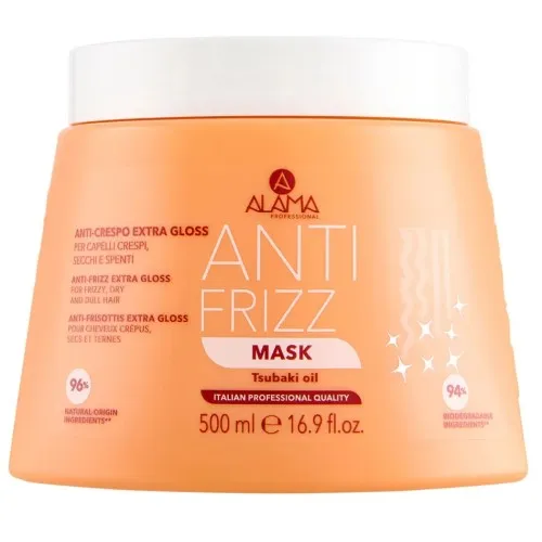 Alama Anti Frizz - Maschera Anti Frizz & Gloss per Capelli Crespi 500ml