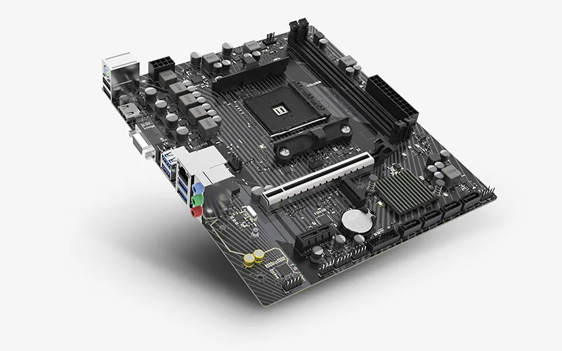 Sapphire Mb Amd A520, A520m-E, Micro-Atx, AM4, Ddr4, PCI-Ex16, Sata3 52119-04-40G