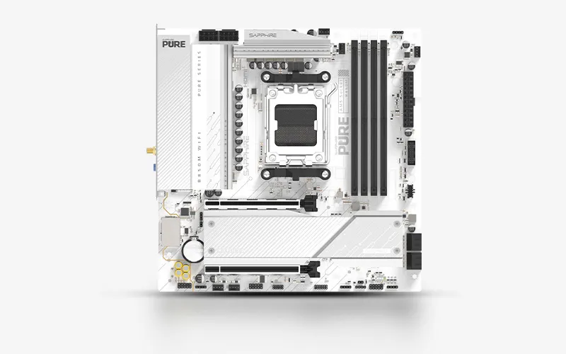 Sapphire Mb Amd B850, Pure B850m Wifi, Micro-Atx, AM5, Ddr5, PCI-Ex16, Sata3, Wifi 52123-02-40G