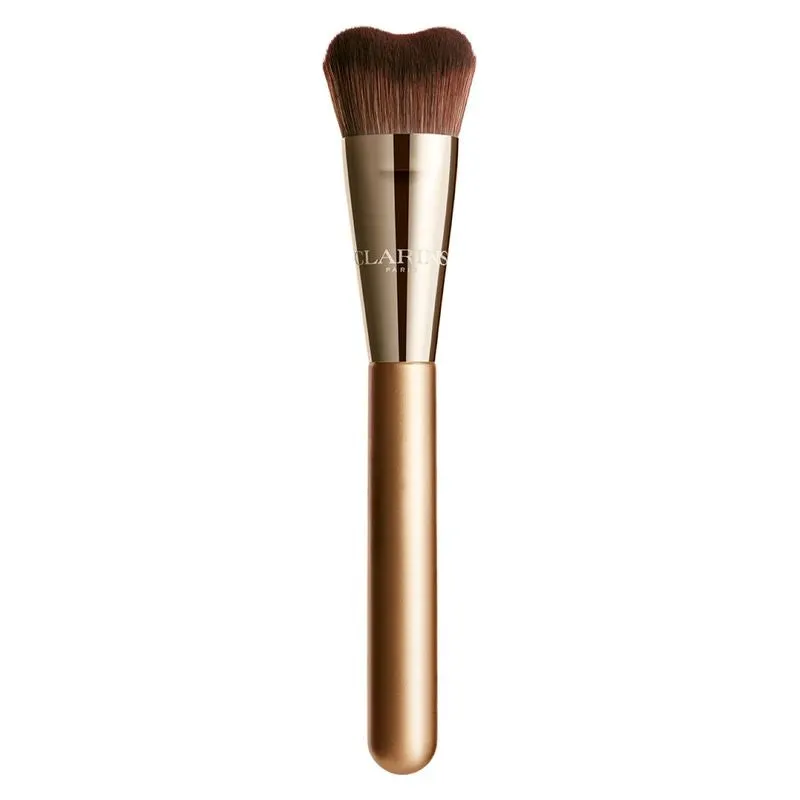 Clarins Foundation Brush Gua Sha-Inspired 1pz