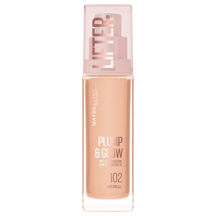 Maybelline Lifter Plump & Glow Fondotinta 102