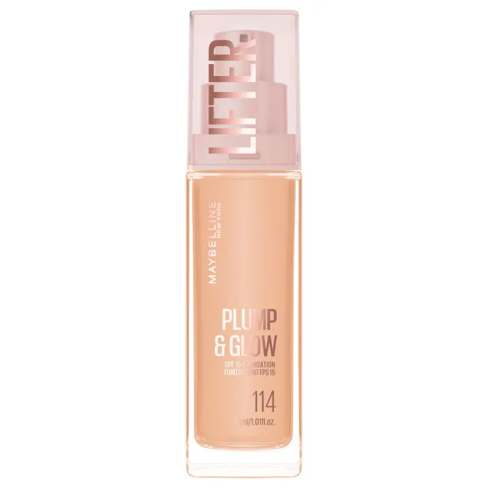 Maybelline Lifter Plump & Glow Fondotinta 114