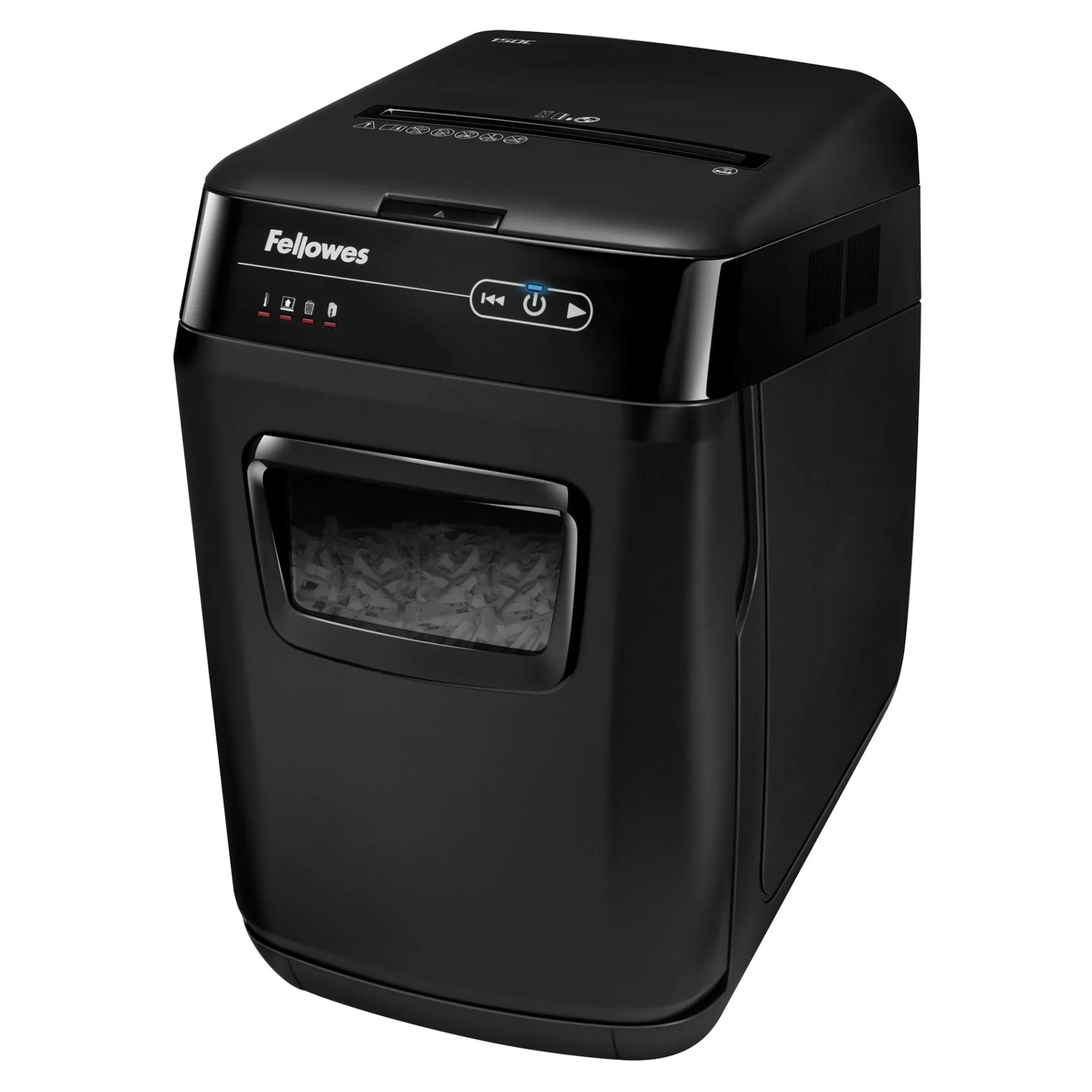 Fellowes AutoMax 150C distruggi documenti Triturazione incrociata 23 cm Nero Grigio