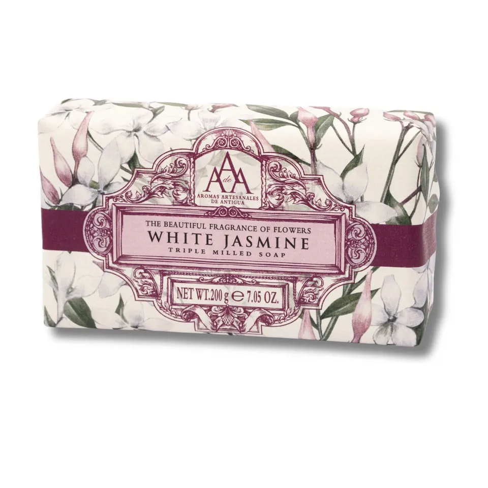 Aromas Artesanales De Antigua White Jasmine Sapone 200gr