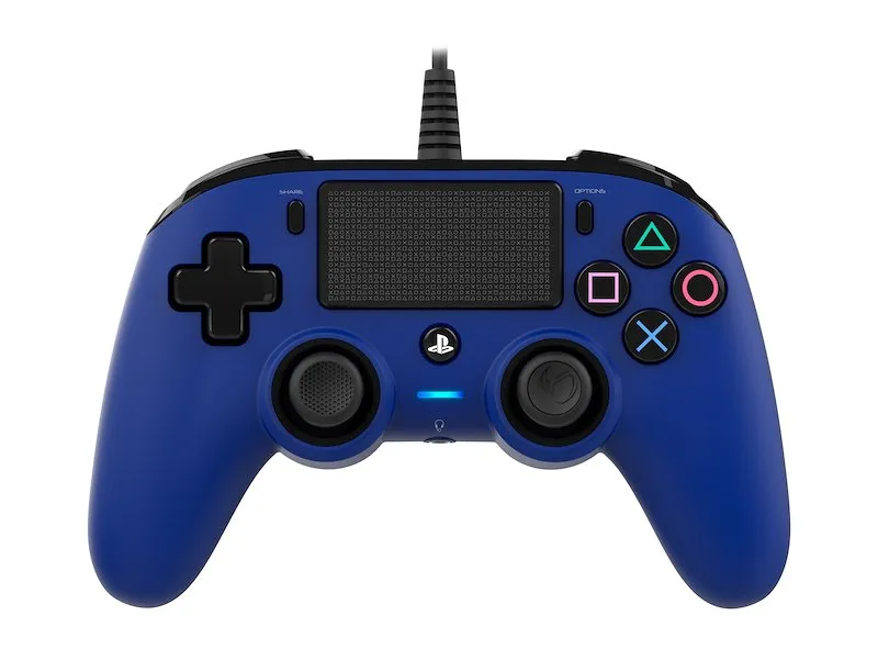 Nacon Controller Wired Compact PS4 Ps4ofcpadblue Blu
