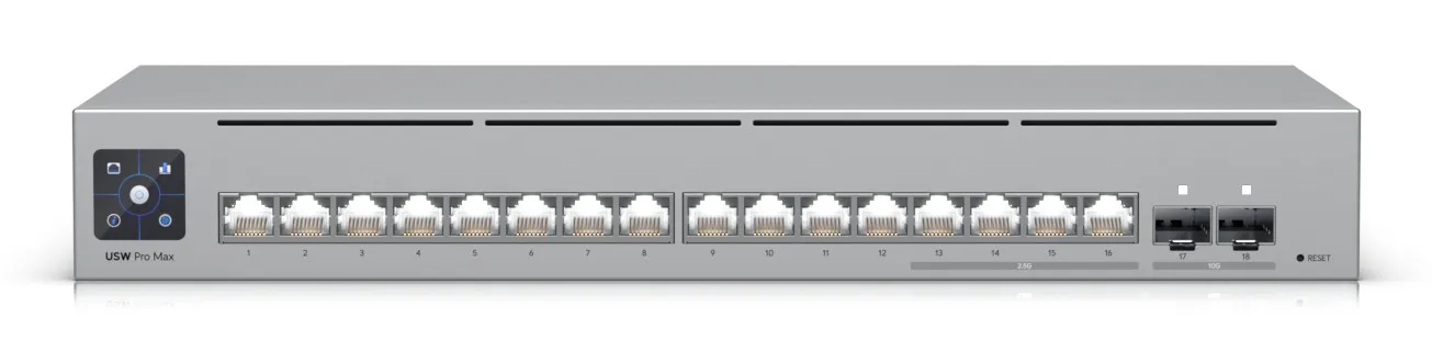 Ubiquiti Pro Max 16 L3 2.5G Ethernet (100/1000/2500) 1U Grigio