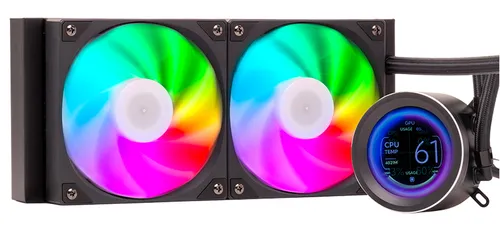 Itek Dissipatore A Liquido Arctic Sphere LCD 240 - 240mm Skt Universale Pwm Fan LCD 2.8 Con Softw Itlcasl240