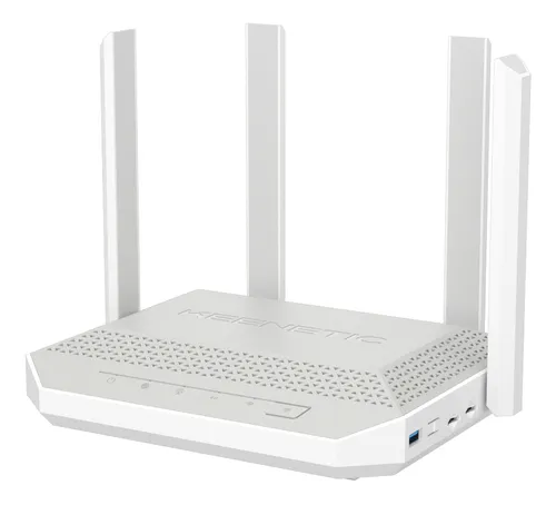 Keenetic Hopper 4G+ Router/Modem 4G+ Dual Sim, Wi-Fi 6 Ax3000 Mesh, Smart Switch 5 Porte Gigabit, 1 KN-2312-01-EU