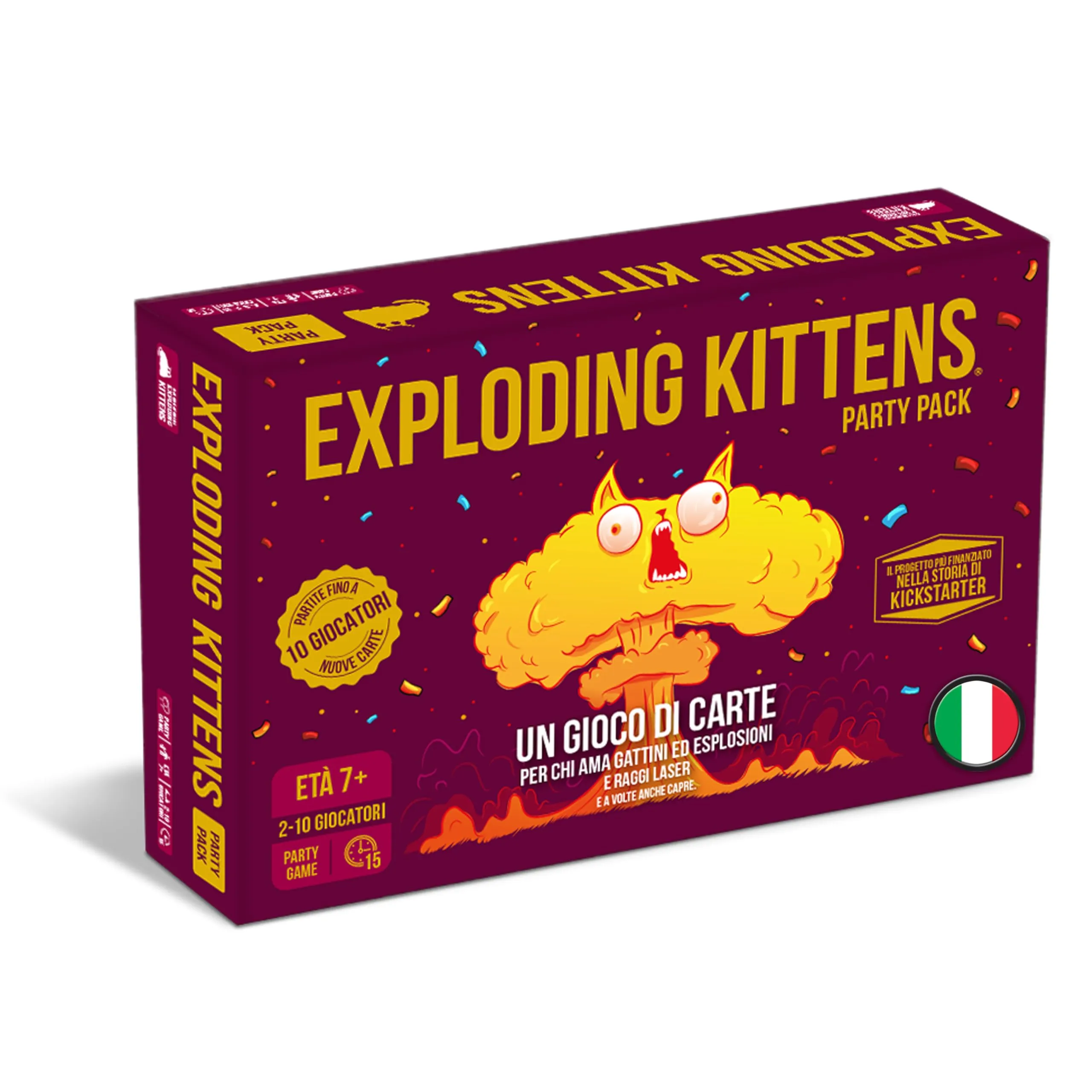 Asmodee – EXPLODING KITTENS: PARTY PACK (Nuova Edizione) – Carte da Gioco