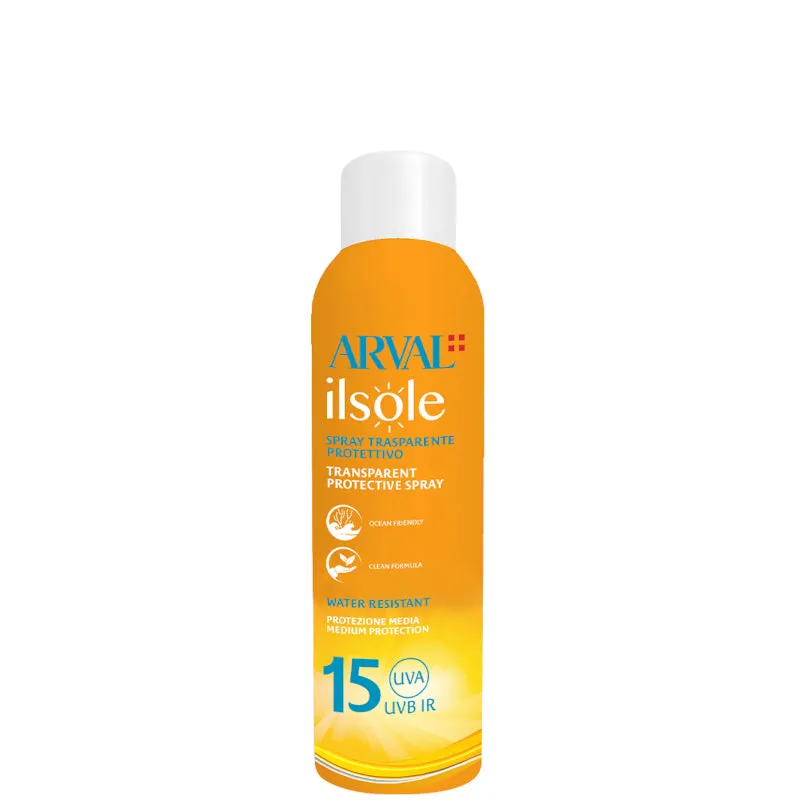 Arval Il Sole - Spray trasparente protettivo SPF 15 200 ML - 200 ML