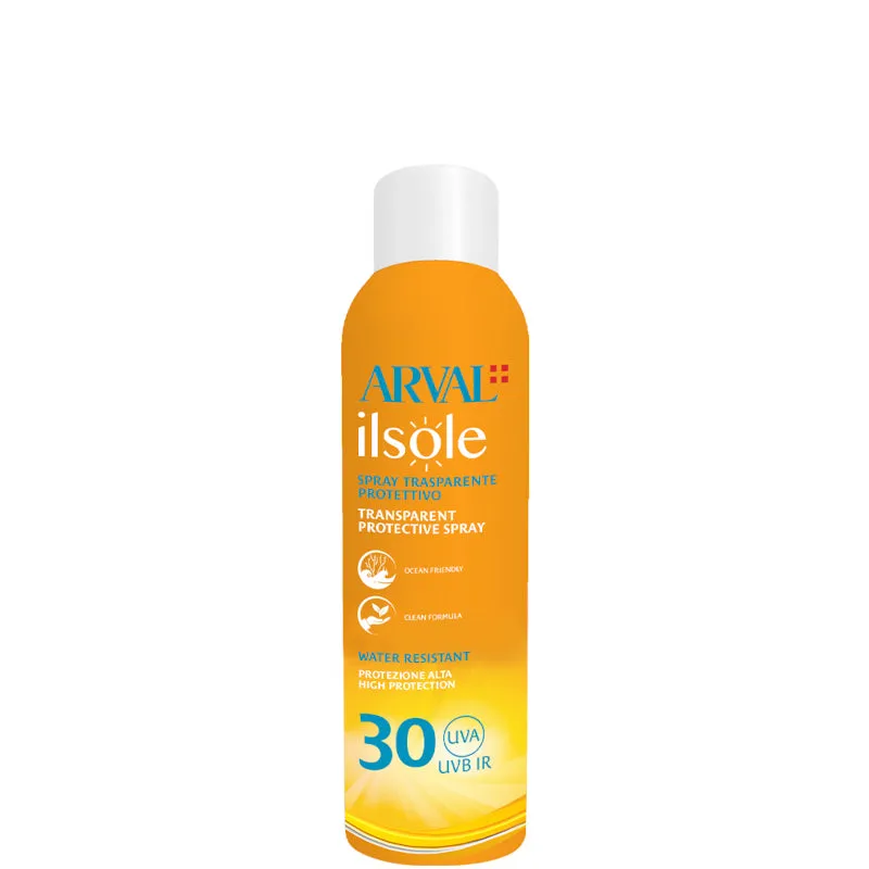 Arval Il Sole - Spray trasparente protettivo SPF 30 200 ML - 200 ML