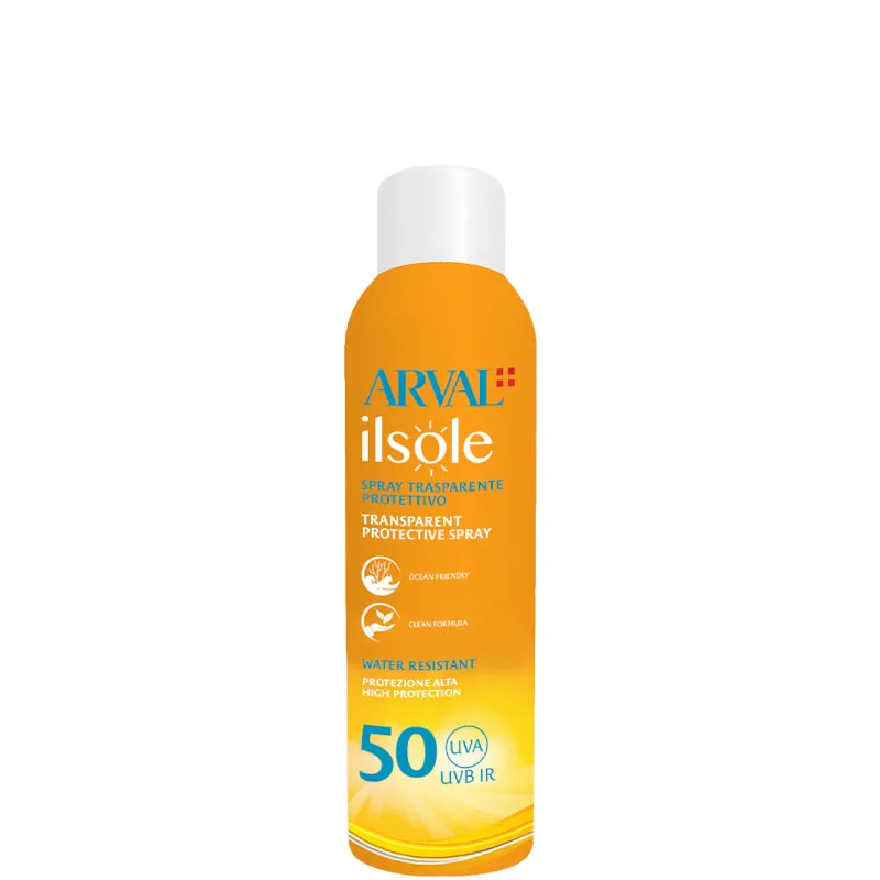 Arval Il Sole - Spray trasparente protettivo SPF 50 200 ML - 200 ML