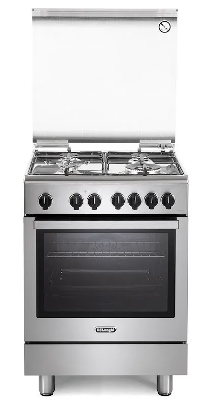 De'Longhi Cucina Piano Gas Forno Elettrico PEMX 64 LSG Inox