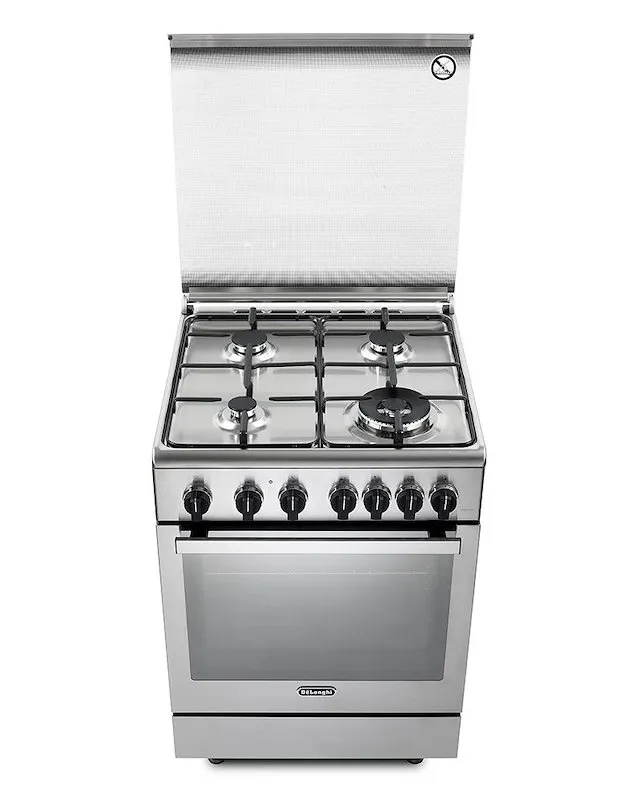 De'Longhi Cucina con Forno a gas/Pianale a gas PGVX 64 LSG Inox