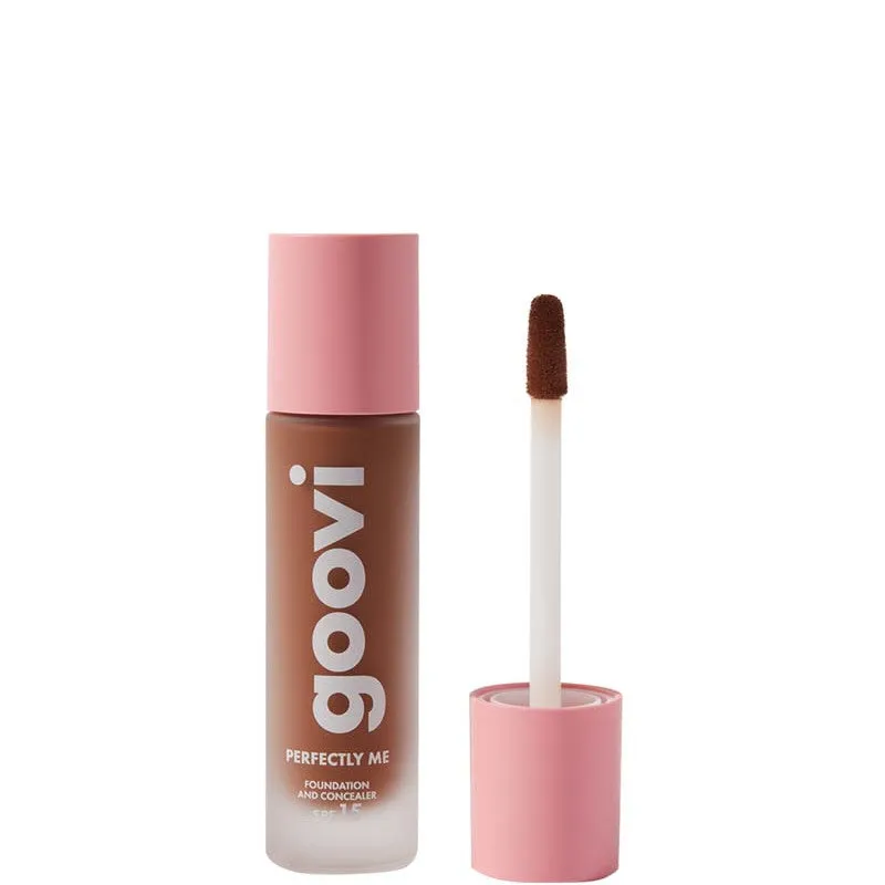 Goovi Goovi Foundation and Concealer SPF 15 - Perfectly Me - N. 19 COCOA DEEP - COOL
