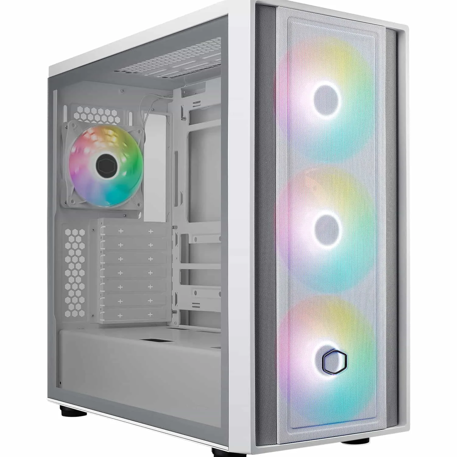 Cooler Master Case Supporto Mb Connettori Retro 4 Ventole Argb (3x140 Fronte, X120 R Mb600-Wgnn-S00