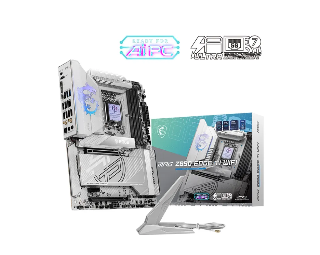Msi Mb Z890, Mpg Z890 Edge Ti Gaming, Wifi, Std Z890 Wifi,Z890,Lga1851,4ddr5,2pci-Ex16,1pci-EX 911-7e19-002