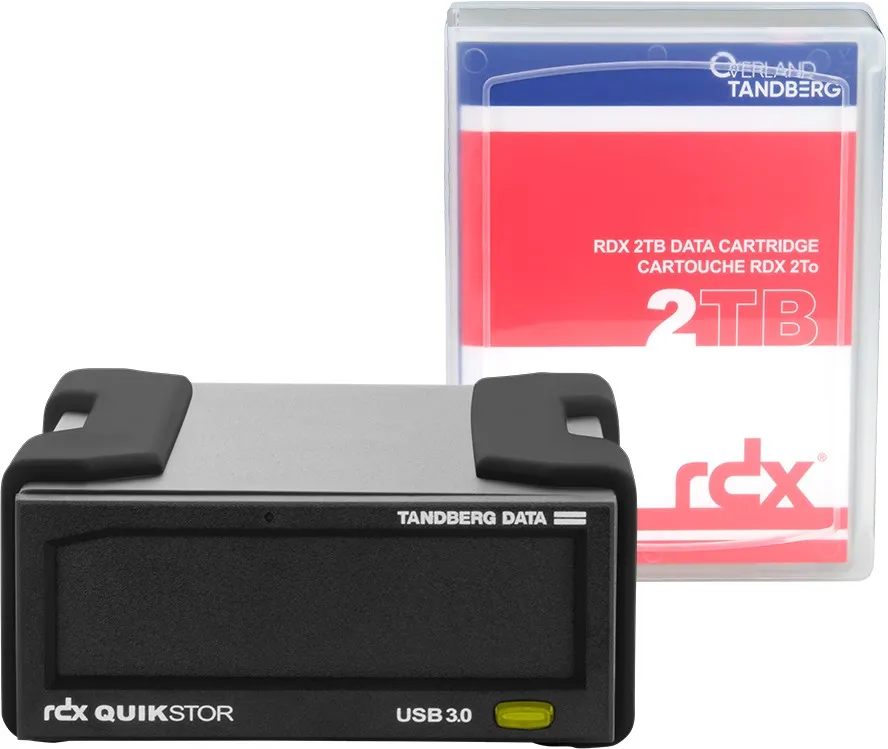 Overland-Tandberg 8865-RDX - Disco di archiviazione - Cartuccia RDX - USB 3.2 Gen 1 (3.1 Gen 1)