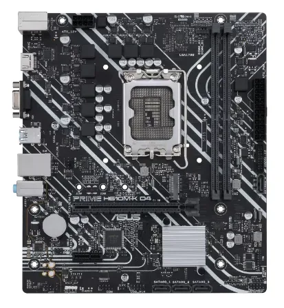 Asus Mb H610, Prme H610m-K D4, Lga 1700, Ddr4, Alder Lake, 90mb1a10-M0eay0 90mb1a10-M0eay0