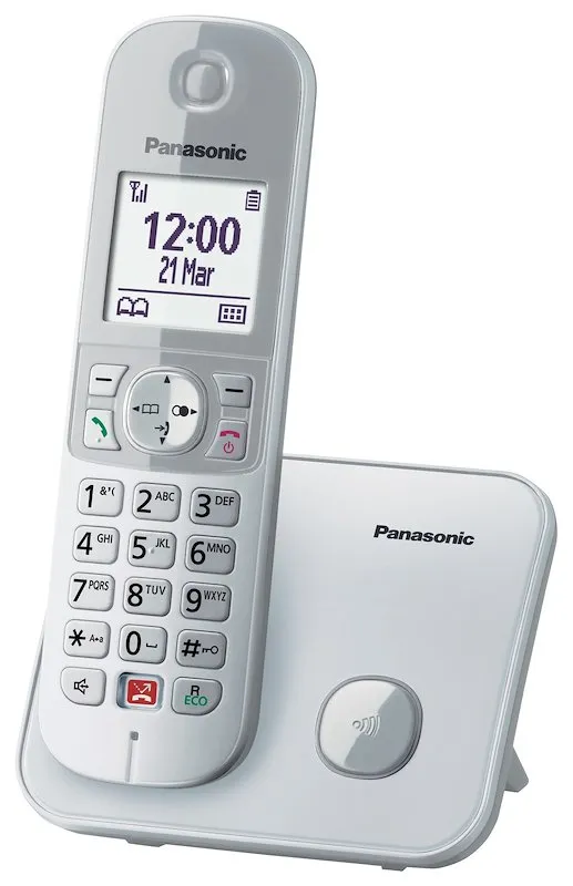 Panasonic - Kx-tg6851jts Silver