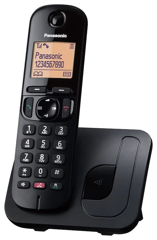 Panasonic Cordless Kx-tgc250jtb Nero