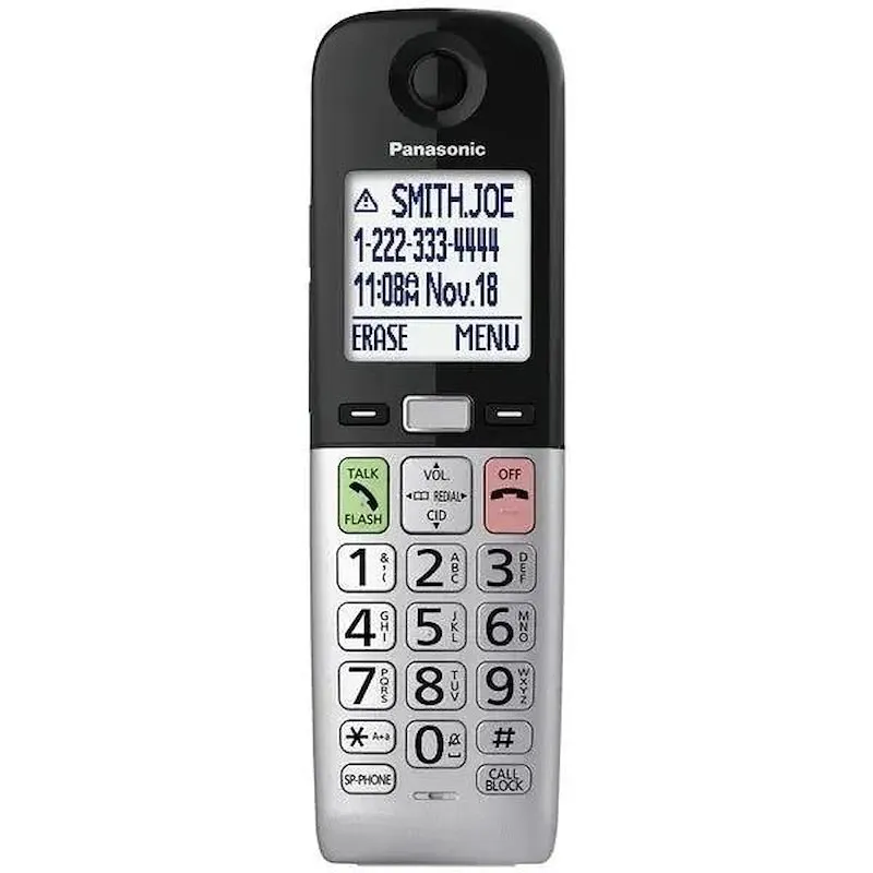 Panasonic - Cordless Nero KX-TGU430EXB Nero / Argento