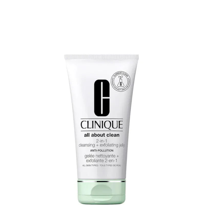 Clinique All About Clean 2-in-1 Cleansing + Exfoliator - 2 in 1 Detergente + Esfoliante 150ml