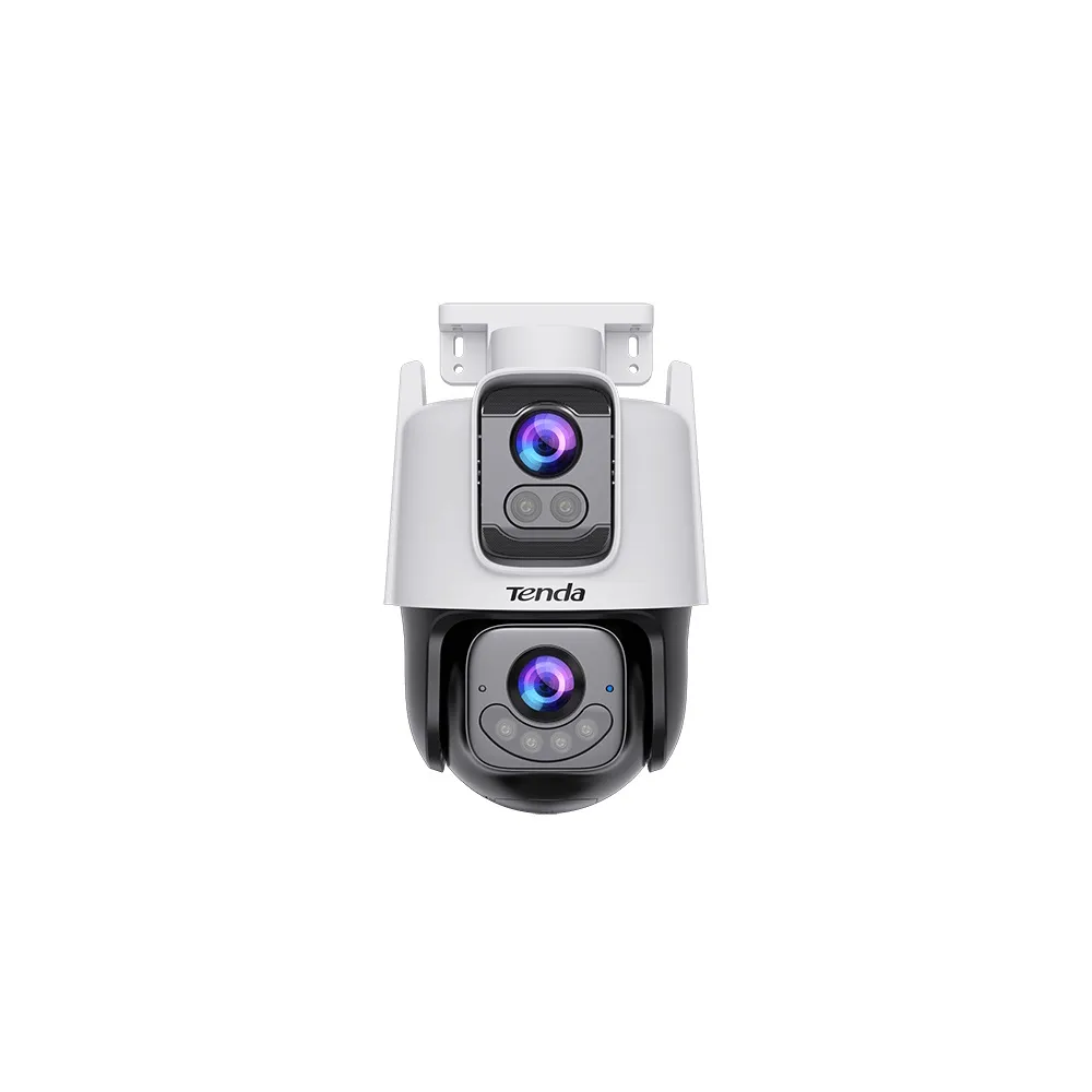 Tenda Wi-Fi Camera 6MP,Dual-Lens Linkage, WI-FI6, Outdoor, Full Color, Pan-Tilt, Wall Mount RH9-WCA