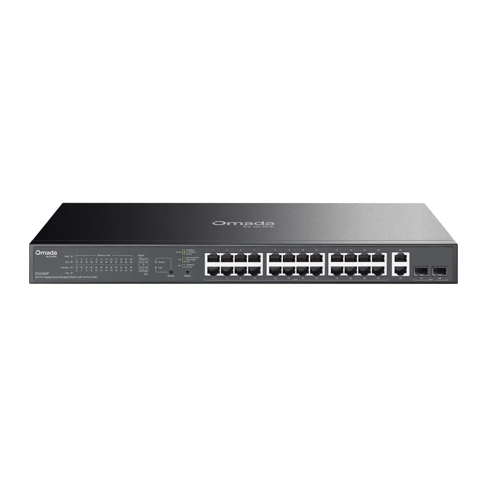Switch 28P Gigabit Mananaged Omada 24P Poe 2P Non Poe 2Sfp Cloud Omada